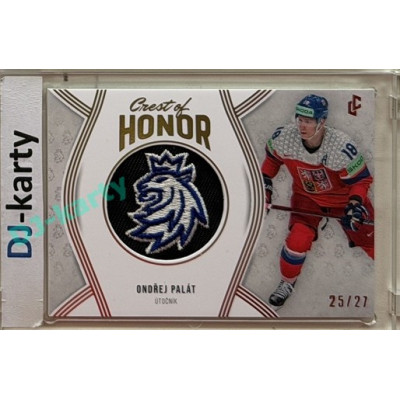 24/25 LC Repre série 2 Collectors Edition #COH-25 Ondřej Palát Crest of Honor - Collectors version Gold xx/27
