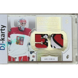 24/25 LC Repre série 2 Collectors Edition #FN-18 Karel Vejmelka Favourite Numbers Platinum 2/3