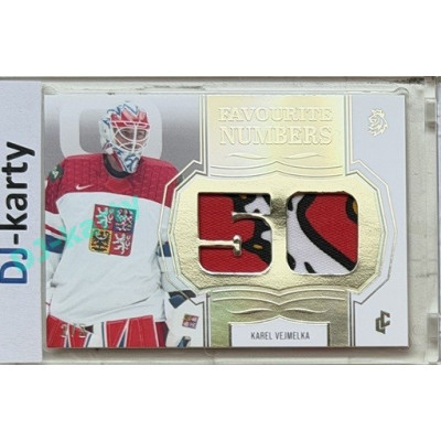 24/25 LC Repre série 2 Collectors Edition #FN-18 Karel Vejmelka Favourite Numbers Platinum 2/3