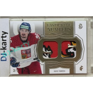 24/25 LC Repre série 2 Collectors Edition #FN-15 David Tomášek Favourite Numbers Platinum 3/3
