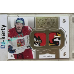24/25 LC Repre série 2 Collectors Edition #FN-15 David Tomášek Favourite Numbers Platinum 3/3