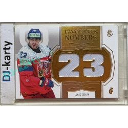 24/25 LC Repre série 2 Collectors Edition #FN-11 Lukáš Sedlák Favourite Numbers Gold 1/5