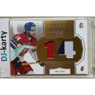 24/25 LC Repre série 2 Collectors Edition #FN-09 Pavel Zacha Favourite Numbers Gold 3/5