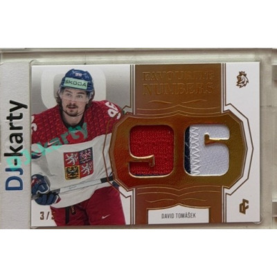 24/25 LC Repre série 2 Collectors Edition #FN-15 David Tomášek Favourite Numbers Gold 3/5