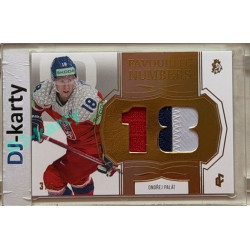 24/25 LC Repre série 2 Collectors Edition #FN-10 Ondřej Palát Favourite Numbers Gold 3/5
