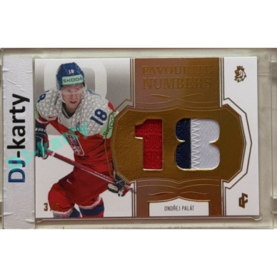 24/25 LC Repre série 2 Collectors Edition #FN-10 Ondřej Palát Favourite Numbers Gold 3/5