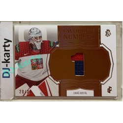 24/25 LC Repre série 2 Collectors Edition #FN-17 Lukáš Dostál Favourite Numbers Orange 28/30