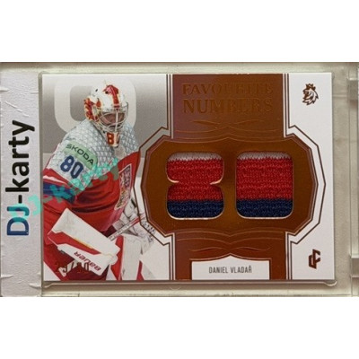 24/25 LC Repre série 2 Collectors Edition #FN-19 Daniel Vladař Favourite Numbers Orange 29/30