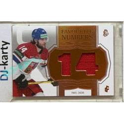 24/25 LC Repre série 2 Collectors Edition #FN-09 Pavel Zacha Favourite Numbers Orange 23/30