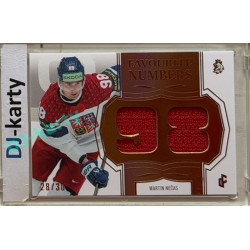 24/25 LC Repre série 2 Collectors Edition #FN-01 Martin Nečas Favourite Numbers Orange 28/30