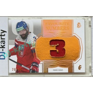 24/25 LC Repre série 2 Collectors Edition #FN-03 Radko Gudas Favourite Numbers Orange 28/30