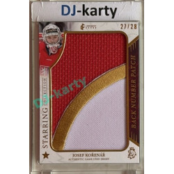 24/25 LC Repre série 2 Collectors Edition #SC-JK Josef Kořenář Starring Collection Back Number Patch 27/28