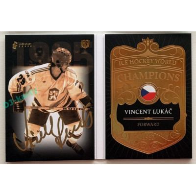 24/25 LC Repre série 2 Collectors Edition #BOL-09 Vincent Lukáč Booklet of Legacy Signature Gold 07/18