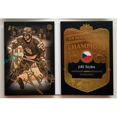 24/25 LC Repre série 2 Collectors Edition #BOL-17 Jiří Šejba Booklet of Legacy Signature Gold 18/18