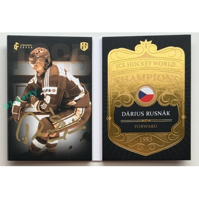 24/25 LC Repre série 2 Collectors Edition #BOL-10 Dárius Rusnák Booklet of Legacy Signature Gold 18/18