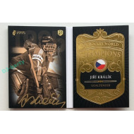 24/25 LC Repre série 2 Collectors Edition #BOL-01 Jiří Králík Booklet of Legacy Signature Gold 17/18