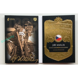 24/25 LC Repre série 2 Collectors Edition #BOL-01 Jiří Králík Booklet of Legacy Signature Gold 17/18