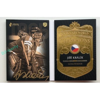 24/25 LC Repre série 2 Collectors Edition #BOL-01 Jiří Králík Booklet of Legacy Signature Gold 17/18