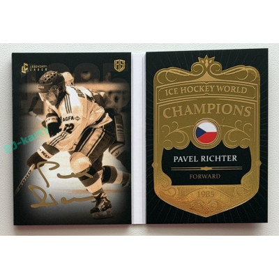 24/25 LC Repre série 2 Collectors Edition #BOL-14 Pavel Richter Booklet of Legacy Signature Gold 18/18