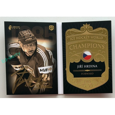 24/25 LC Repre série 2 Collectors Edition #BOL-12 Jiří Hrdina Booklet of Legacy Signature Gold 18/18