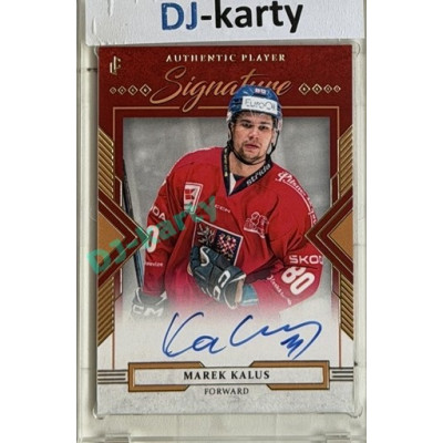 24/25 LC Repre série 2 Collectors Edition #AS-LAK Marek kalus Update Signature Authentic Player Signature 2023/24 Red 12/12