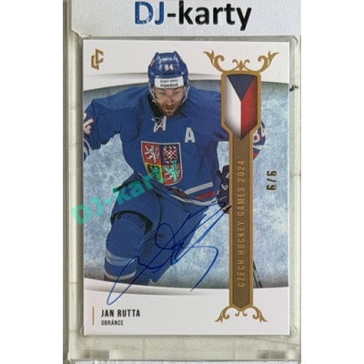 24/25 LC Repre série 2 Collectors Edition #EHC-09 Jan Rutta Update Signature Czech Hockey Games 2024 6/6