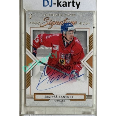24/25 LC Repre série 2 Collectors Edition #AS-KAN Matyáš Kantner Update Signature Authentic Player Signature 2023/24 White 05/12