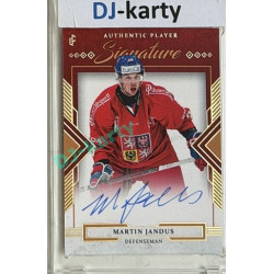 24/25 LC Repre série 2 Collectors Edition #AS-JAN Martin Jandus Update Signature Authentic Player Signature 2023/24 Red 04/12