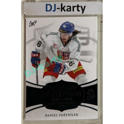 24/25 LC Repre série 2 Collectors Edition #CHG-29 Daniel Voženílek Season Collection Czech Hockey Games 2025 Black 1/1