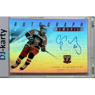 2025 MK 100 let na soutoku Hradec Králové #AM-04 Juraj Slafkovský Autograph Memories SILVER 1of25