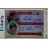 2025 MK 100 let na soutoku Hradec Králové #AM-20 Jaroslav Kudrna / Ladislav Kudrna Autograph Memories SILVER 1of25