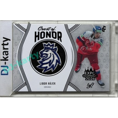 24/25 LC Repre série 2 Collectors Edition #COH-01 Libor Hájek Crest of Honor - Expo Olomouc Black 1/1