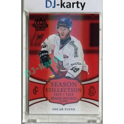 24/25 LC Repre série 2 Collectors Edition #BHG-15 Oscar Flynn Beijer Hockey Games 2025 Expo Olomouc Red 1/1