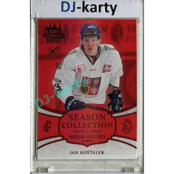 24/25 LC Repre série 2 Collectors Edition #BHG-04 Jan Košťálek Beijer Hockey Games 2025 Expo Olomouc Red 1/1