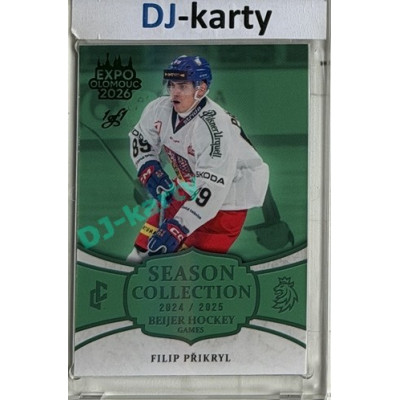 24/25 LC Repre série 2 Collectors Edition #BHG-24 Filip Přikryl Beijer Hockey Games 2025 Expo Olomouc Turquoise 1/1