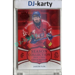 24/25 LC Repre série 2 Collectors Edition #CHG-17 Jakub Flek Czech Hockey games 2025 Expo Olomouc Red 1/1