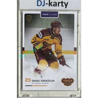 2025/26 Goal Cards Maxa liga #JIH-07 Daniel Krenželok Canvas