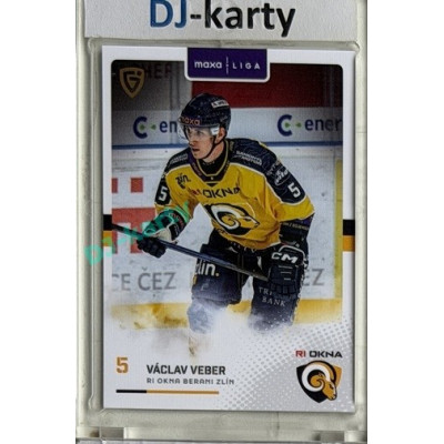 2025/26 Goal Cards Maxa liga #ZLI-08 Václav Veber Canvas
