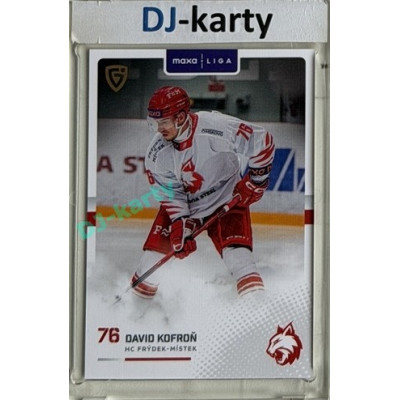 2025/26 Goal Cards Maxa liga #FMI-11 David Kofroň Canvas