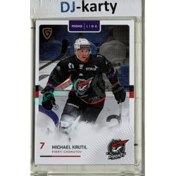 2025/26 Goal Cards Maxa liga #CHOM-07 Michael Krutil Canvas