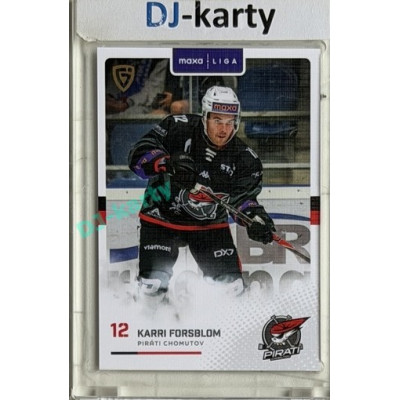 2025/26 Goal Cards Maxa liga #CHOM-10 Karri Forsblom Canvas
