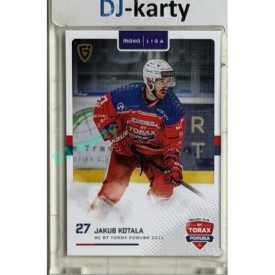 2025/26 Goal Cards Maxa liga #POR-11 Jakub Kotala Canvas
