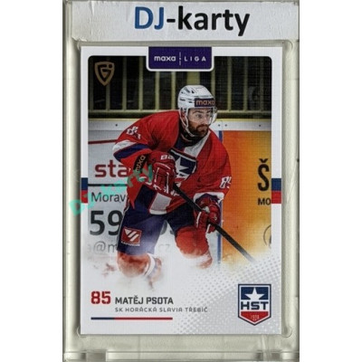 2025/26 Goal Cards Maxa liga #TRE-09 Matěj Psota Canvas