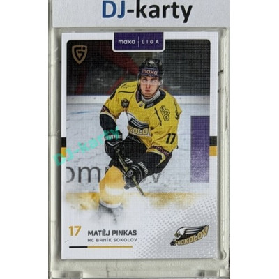 2025/26 Goal Cards Maxa liga #SOK-06 Matěj Pinkas Canvas