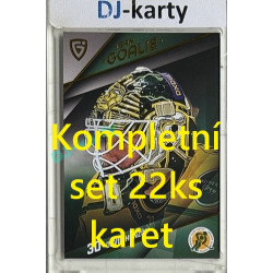2025/26 Goal Cards Maxa liga kompletní set 22ks karet Goalies