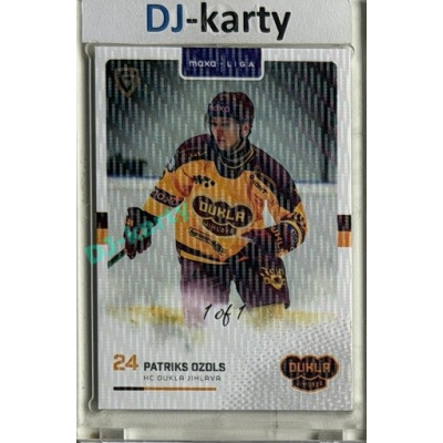 2025/26 Goal Cards Maxa liga #JIH-04 Patriks Ozols Parallel 1/1