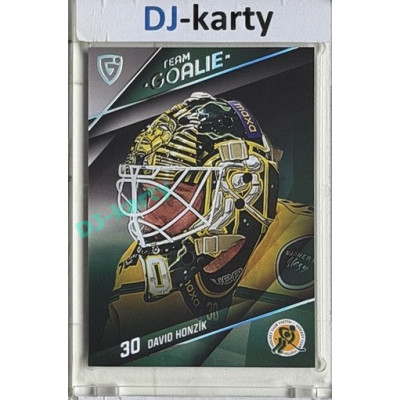 2025/26 Goal Cards Maxa liga #TG-28 David Honzík Goalies Parallel 15/15