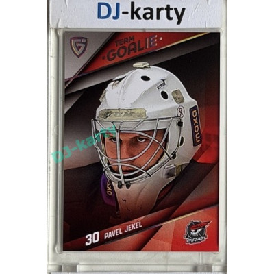 2025/26 Goal Cards Maxa liga #TG-22 Pavel Jekel Goalies Parallel 15/15