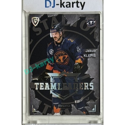 2025/26 Goal Cards Maxa liga #TL-16 Jakub Klepiš Team Leaders Parallel 06/15