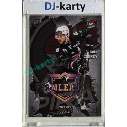 2025/26 Goal Cards Maxa liga #TL-05 Cole Coskey Team Leaders Parallel 06/15